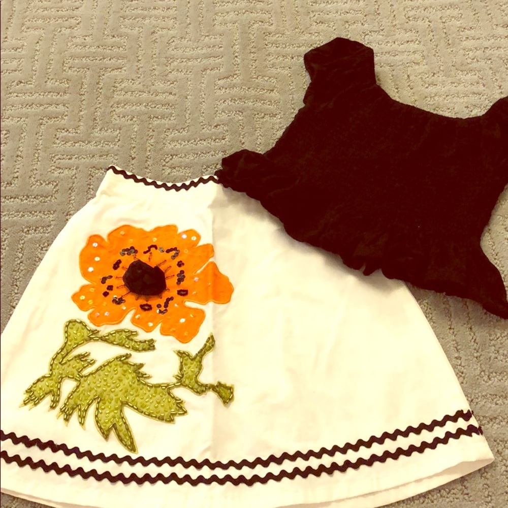 Haven Girl skirt / top set size 4/5